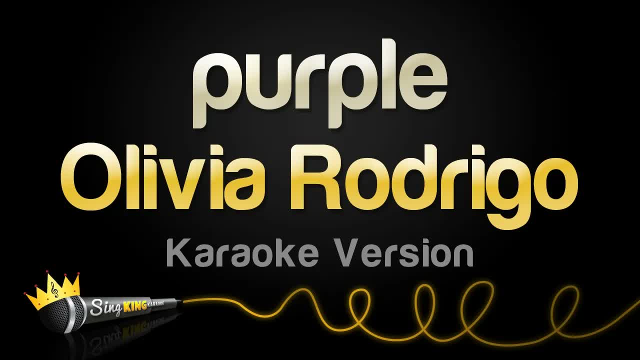 Olivia Rodrigo - purple