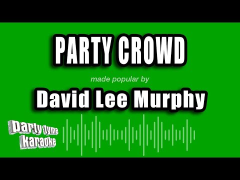 David Lee Murphy - Party Crowd