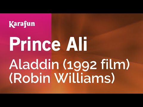 Aladdin (1992 film) (Robin Williams) - Prince Ali