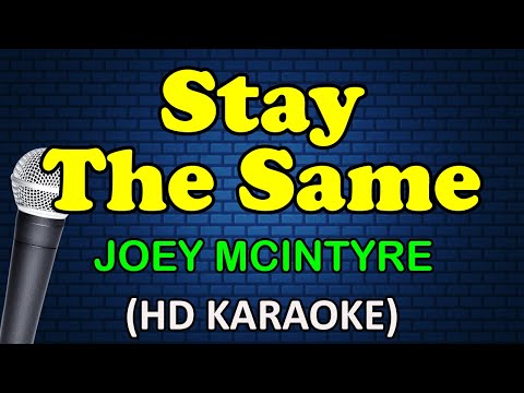 Joey Mcintyre - STAY THE SAME
