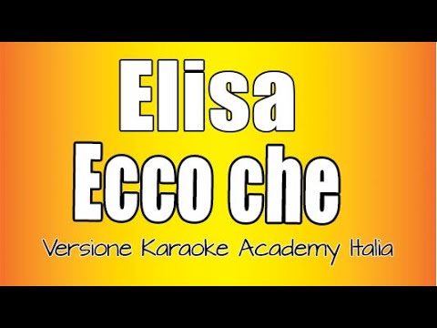 Elisa - Ecco Che