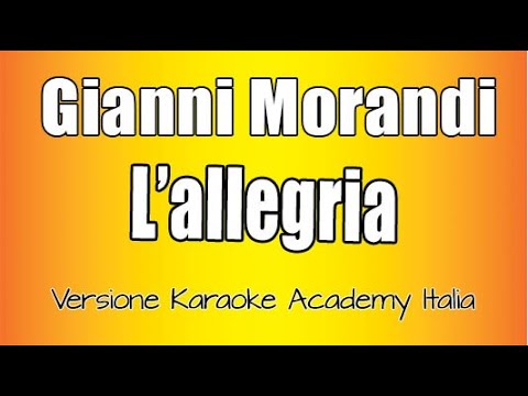 Gianni Morandi - L'allegria