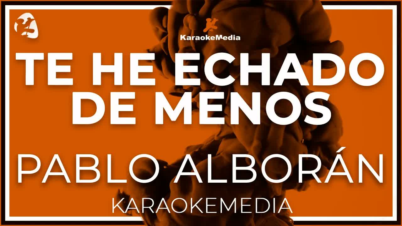 Pablo Alborán - Te He Echado De Menos