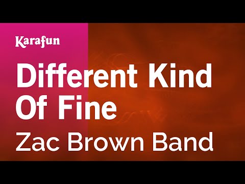 Zac Brown Band - Different Kind Of Fine