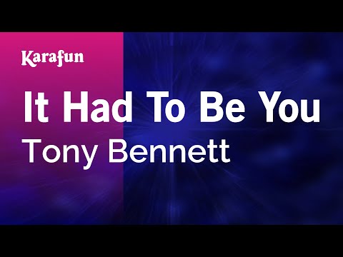 Tony Bennett - It Had to Be You (live)
