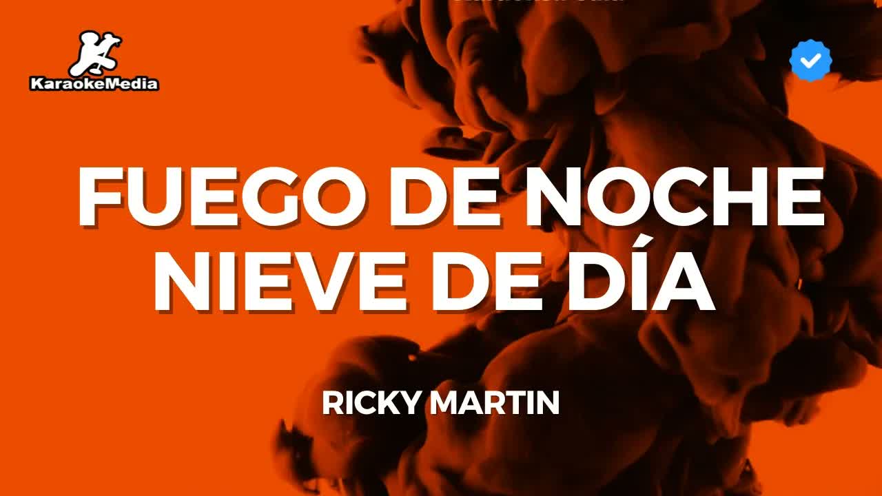 Ricky Martin - Fuego de noche nieve de día