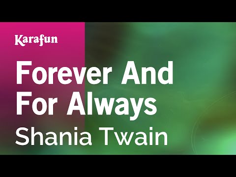Shania Twain - Forever And For Always