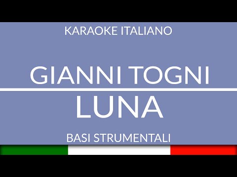 Gianni Togni - Luna (versione strumentale con testo)
