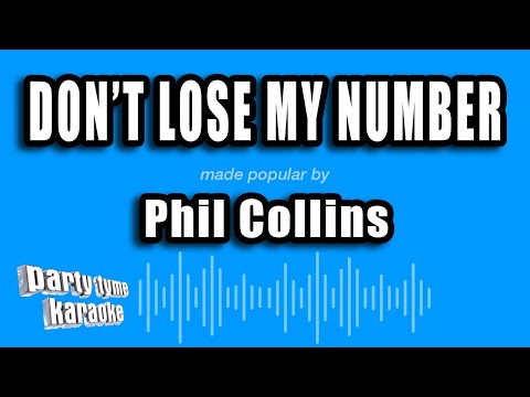 Phil Collins - Don't Lose My Number