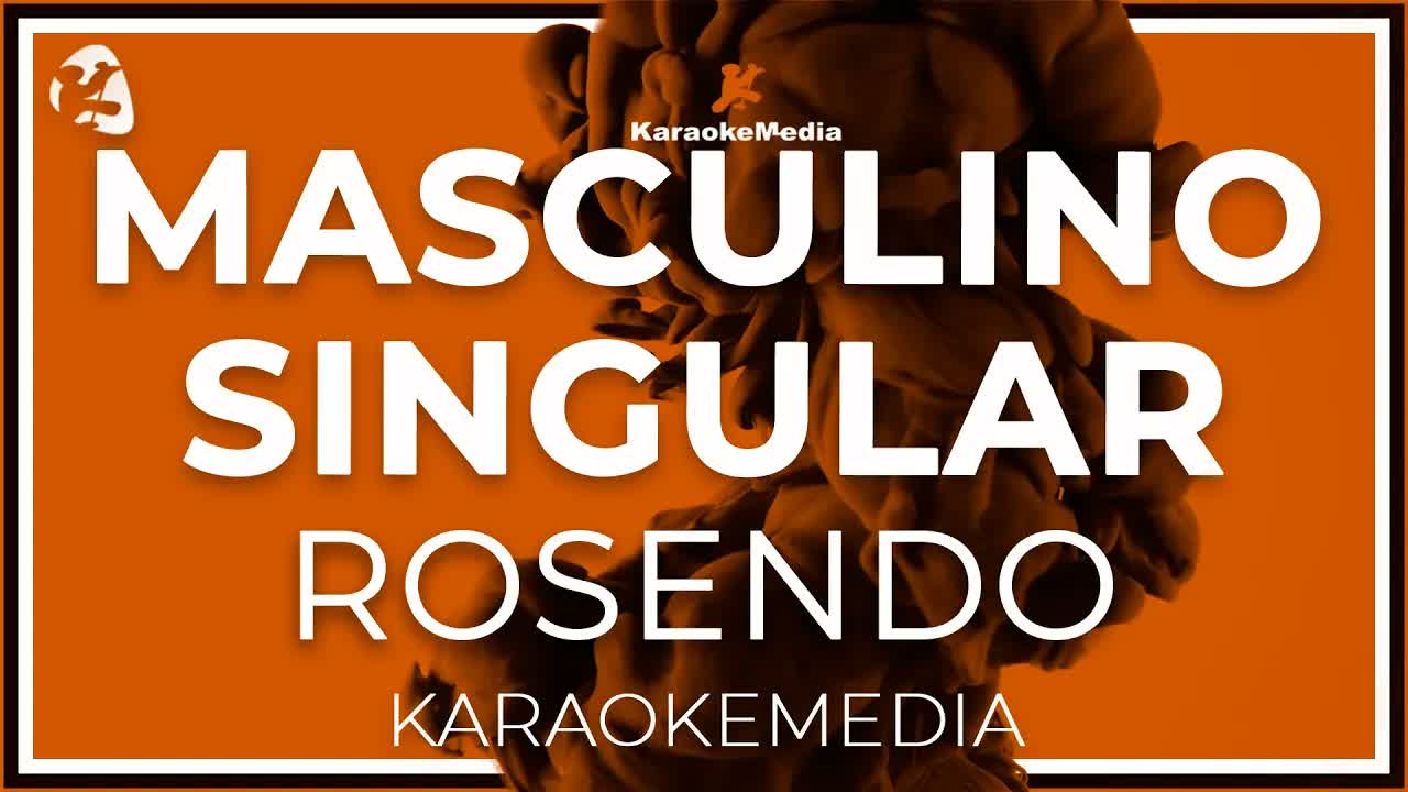 Rosendo - Masculino Singular LETRA