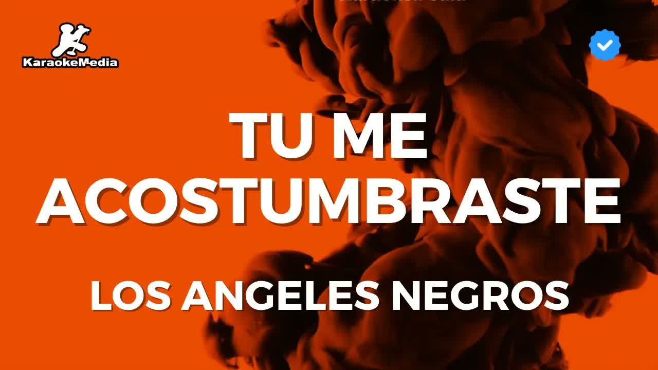 Tu me acostumbraste - Los Angeles Negros