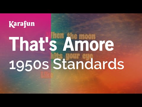 1950s Standards - That's Amore