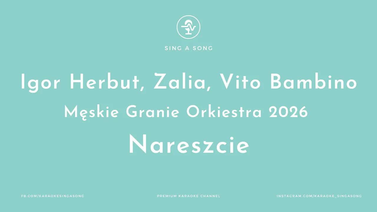 Męskie Granie Orkiestra 2026 (Igor Herbut, Zalia, Vito Bambino) - Nareszcie