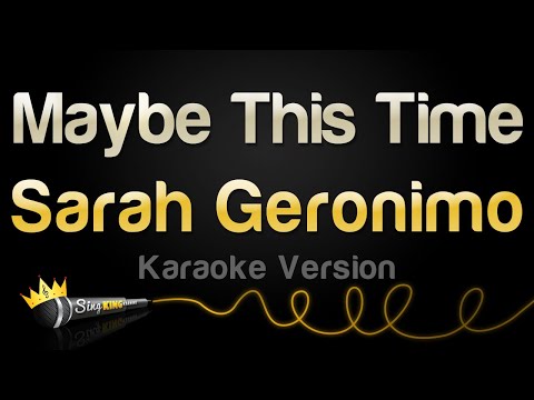 Sarah Geronimo - Maybe This Time