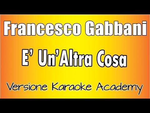 Francesco Gabbani - E' Un' Altra Cosa