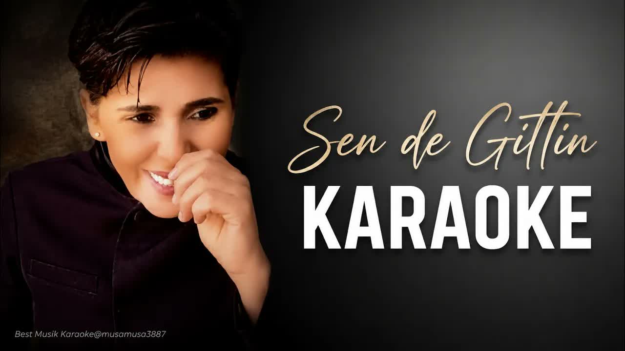 Cansever – Sen de Gittin | Karaoke (Ton/Fm/Fa Minör) MD Altyapı Cover Lyrics