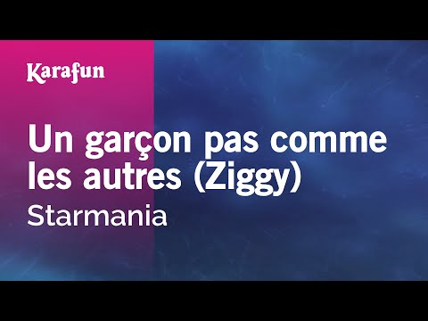 Starmania - Un garçon pas comme les autres (Ziggy)