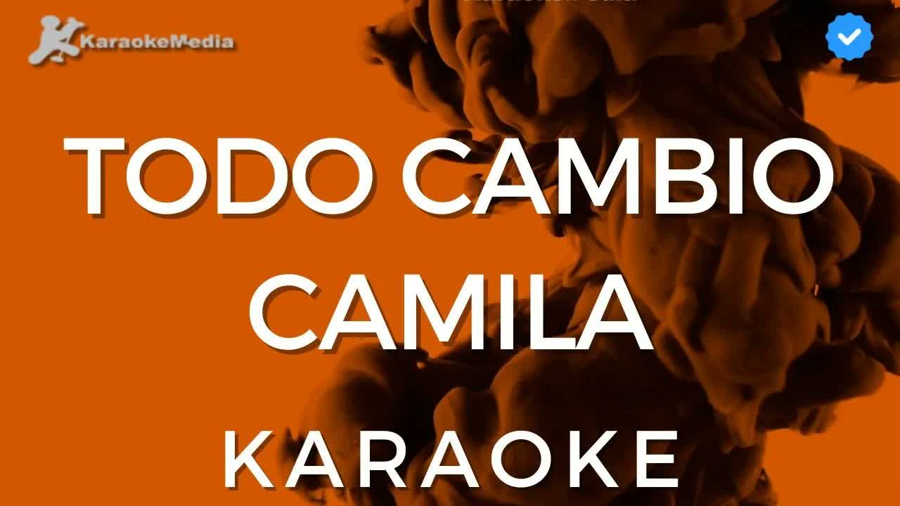 Camila - Todo cambio