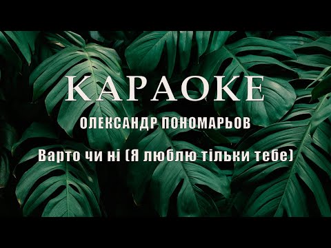 Олександр Пономарьов  -  Варто чи ні