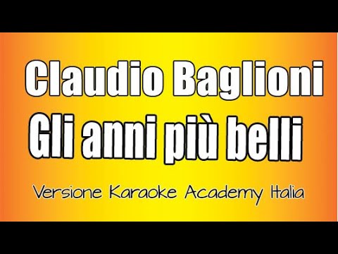 Claudio Baglioni - Gli Anni Più Belli