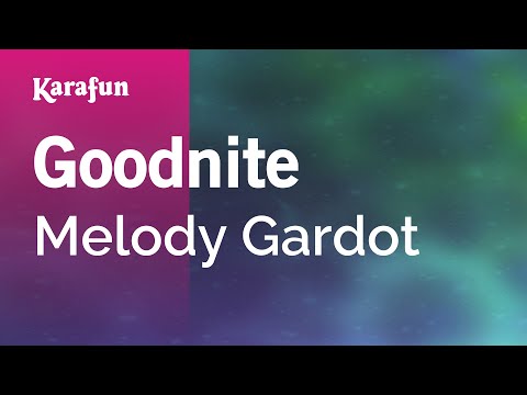 Melody Gardot - Goodnite