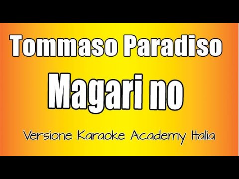 Tommaso Paradiso - Magari no