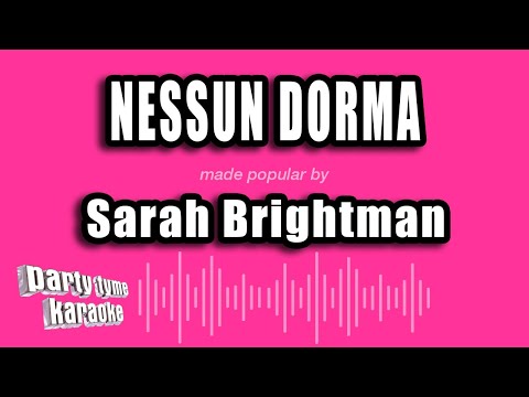 Sarah Brightman - Nessun Dorma
