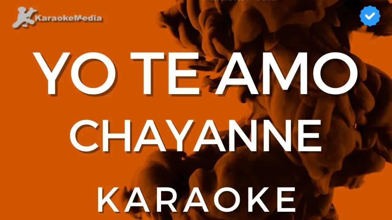 Chayanne - Yo te amo
