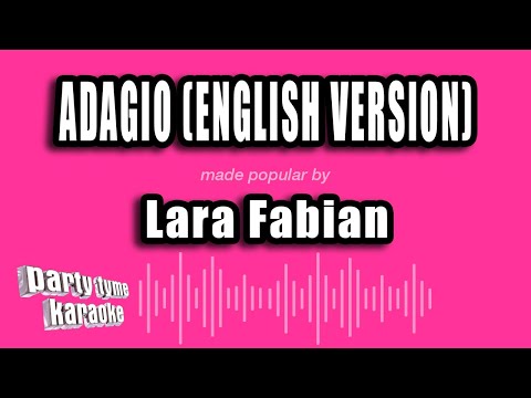 Lara Fabian - Adagio (English Version)