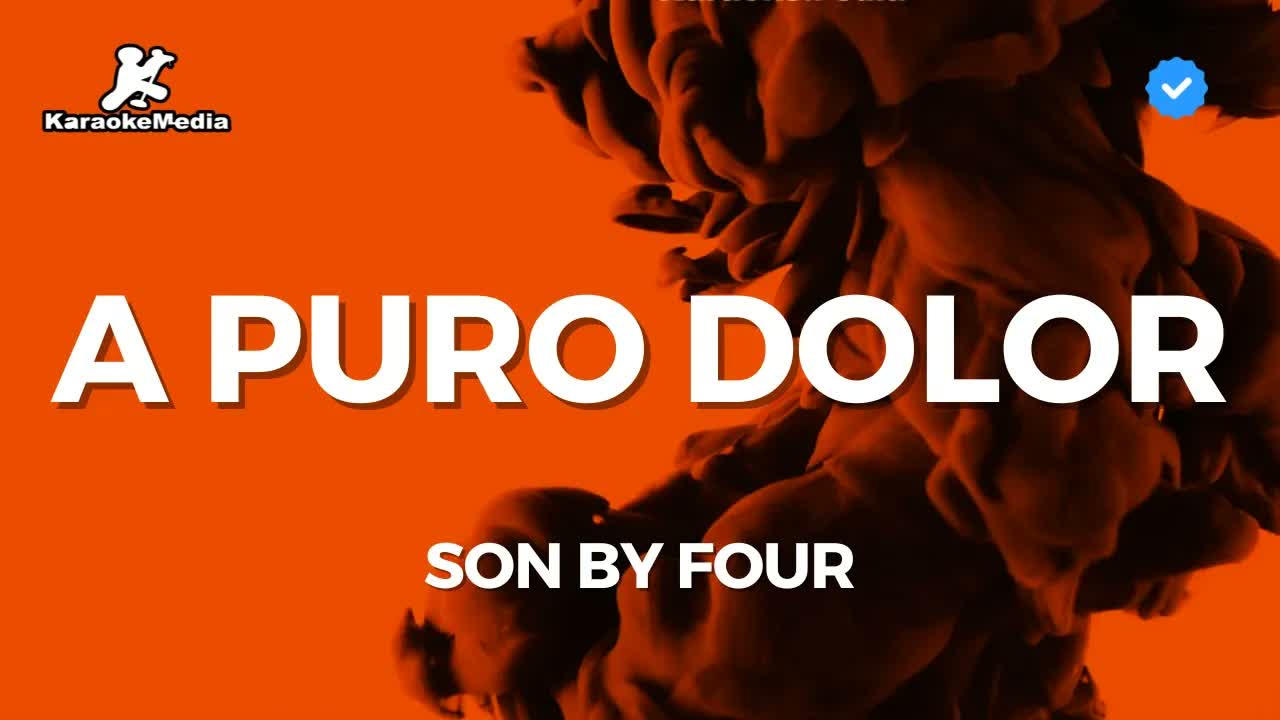 Son by four - A puro dolor | Instrumental