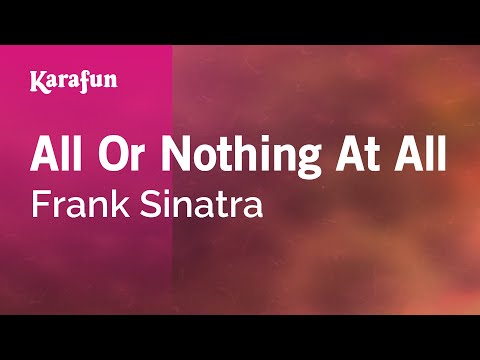 Frank Sinatra - All or Nothing at All