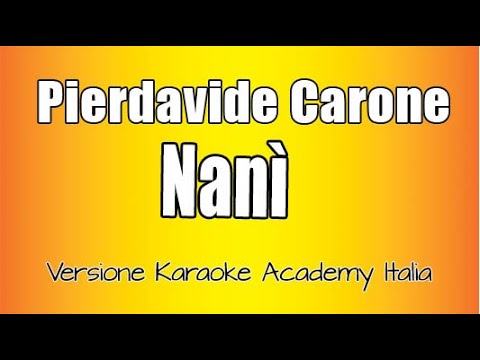Pierdavide Carone - Nanì
