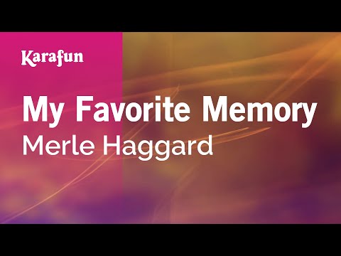 Merle Haggard - My Favorite Memory