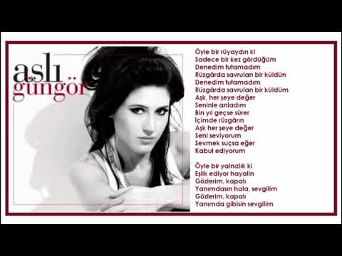 Aslı Güngör Aşk Her Şeye Değer