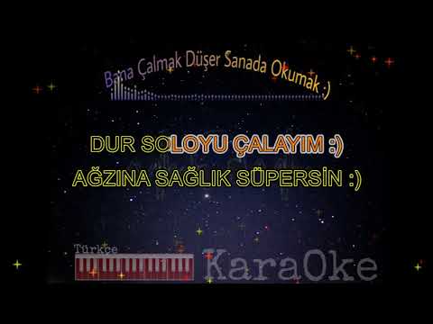 Ölüyorum Kederimden (Müslüm Gürses-Linet & Rubato)Türkçe Piano Arabeks Karaoke 2 Do Mi