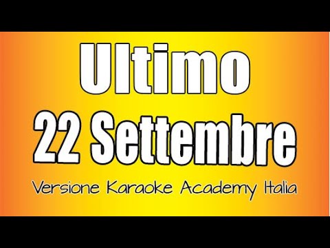 Ultimo - 22 Settembre