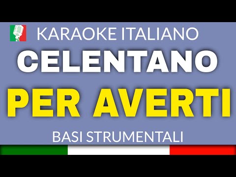ADRIANO CELENTANO - PER AVERTI