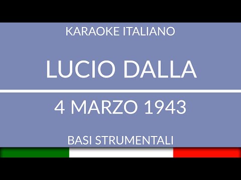 LUCIO DALLA - 4 MARZO 1943