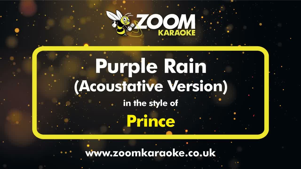 Acoustative Piano Karaoke - Purple Rain - Prince (Female Key +3)