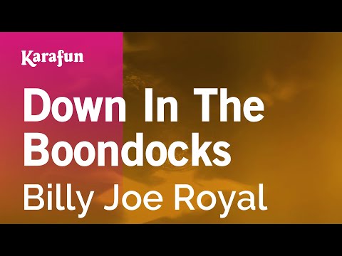 Billy Joe Royal - Down In The Boondocks