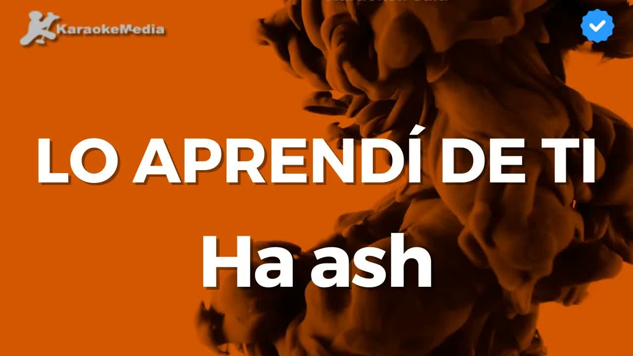 Ha ash - Lo aprendí de ti (Primera Fila - Hecho Realidad [En Vivo])
