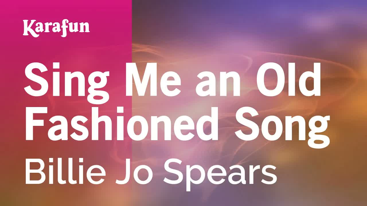 Billie Jo Spears - Sing Me an Old Fashioned Song