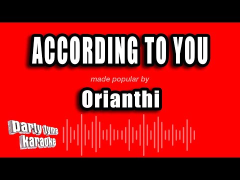 Orianthi - According To You