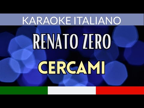 Renato Zero - Cercami (Base strumentale con testo)