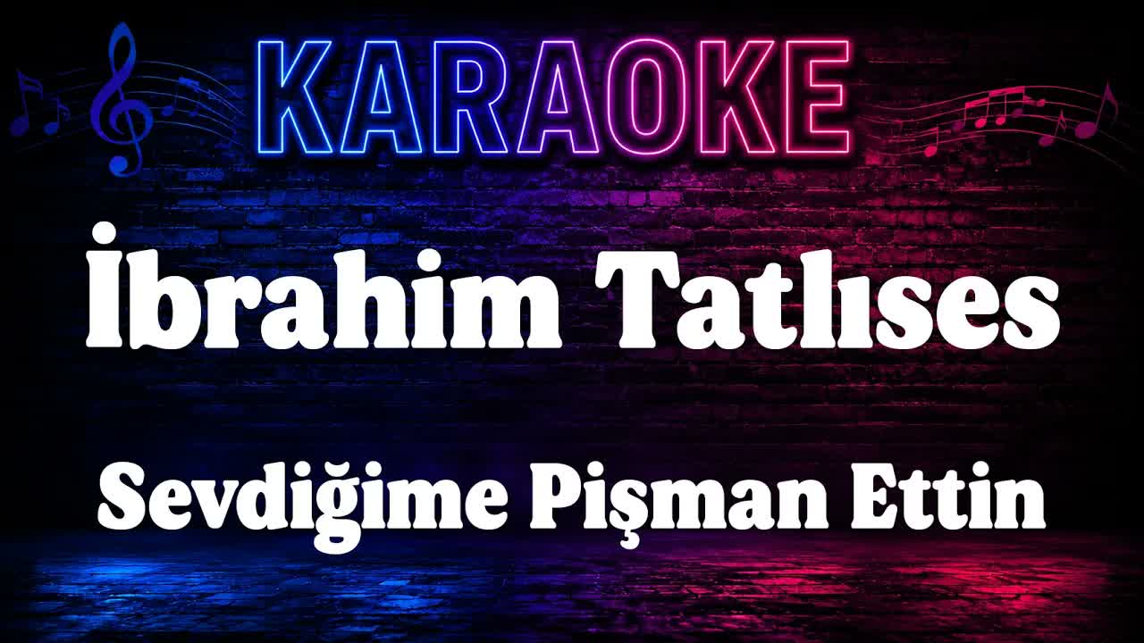 İbrahim Tatlıses - Sevdiğime Pişman Ettin