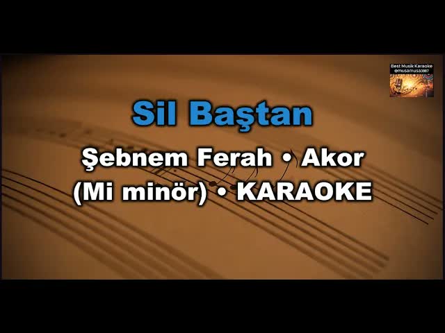 Şebnem Ferah - Sil Baştan