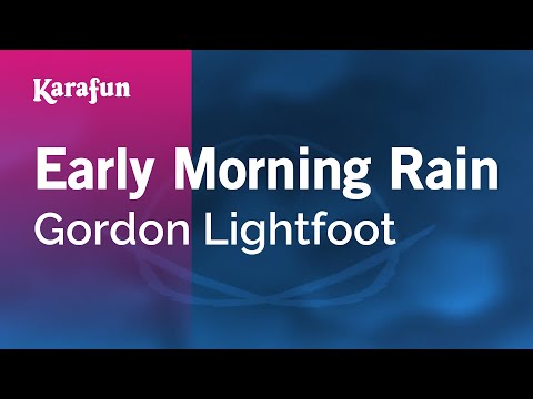 Gordon Lightfoot - Early Morning Rain
