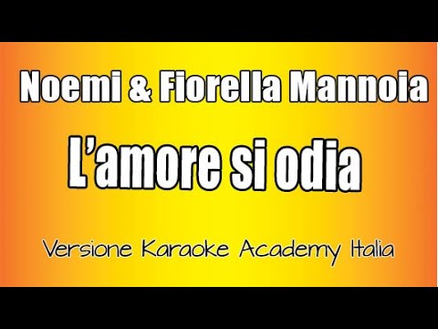 Noemi & Fiorella Mannoia L'amore Si Odia
