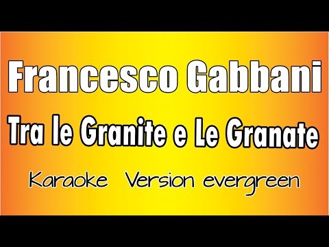 Francesco Gabbani - Tra le granite e le granate
