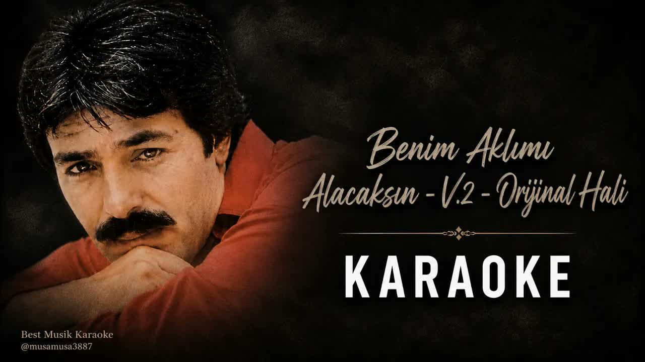 Ferdi Tayfur - Benim Aklımı Alacaksın-Orijinal Version (Akor/Am/La minör) Karaoke / Lyrics